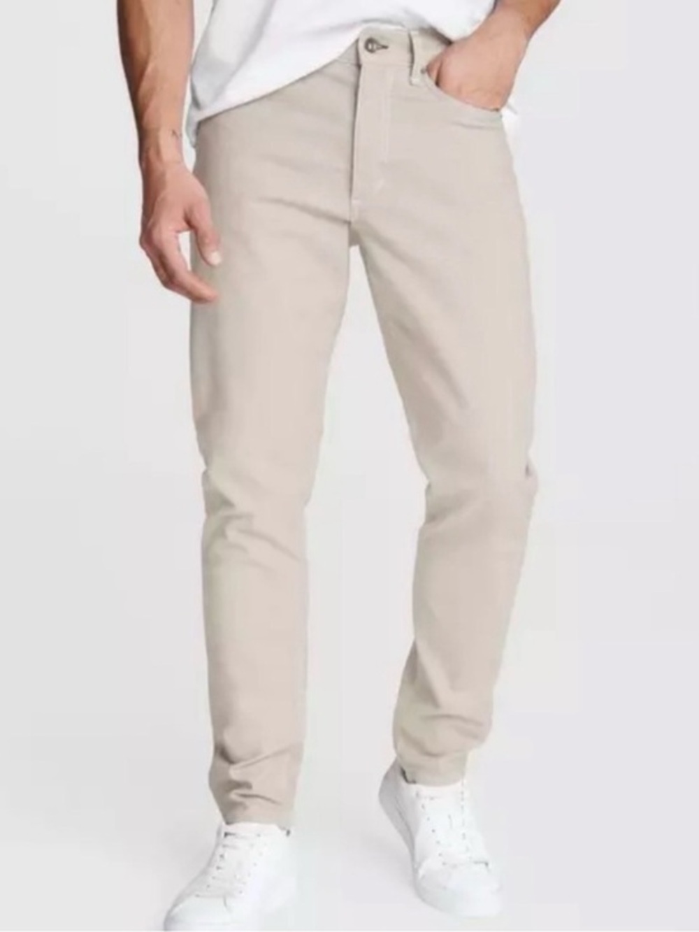 rag & bone fit 2 beige yarn slim fit neutral jeans 30X30